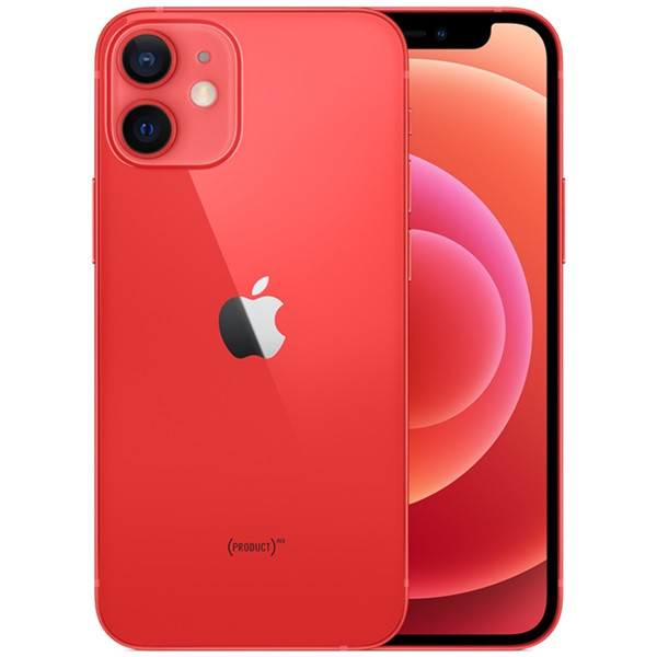 Apple iPhone 12 mini 5G A2399 256GB Red (eSIM) + FREE iPhone 12 mini 9H 2.5D Tempered Glass Screen Protector