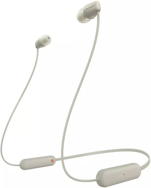 Sony WI-C100 Wireless In-ear Headphones Beige
