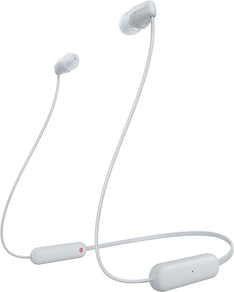Sony WI-C100 Wireless In-ear Headphones White