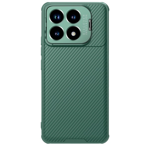 NILLKIN Black Mirror Prop CD Texture Mirror Phone Case for Xiaomi Redmi K70/K70 Pro (Green)