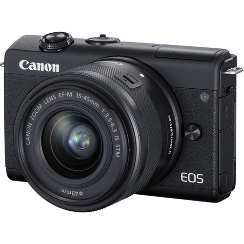 Canon EOS M200 Kit (EF-M 15-45mm f/3.5-6.3 IS STM) Black