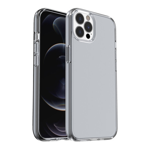 Shockproof Terminator Style Transparent Protective Case for iPhone 13 Pro Max (Grey)