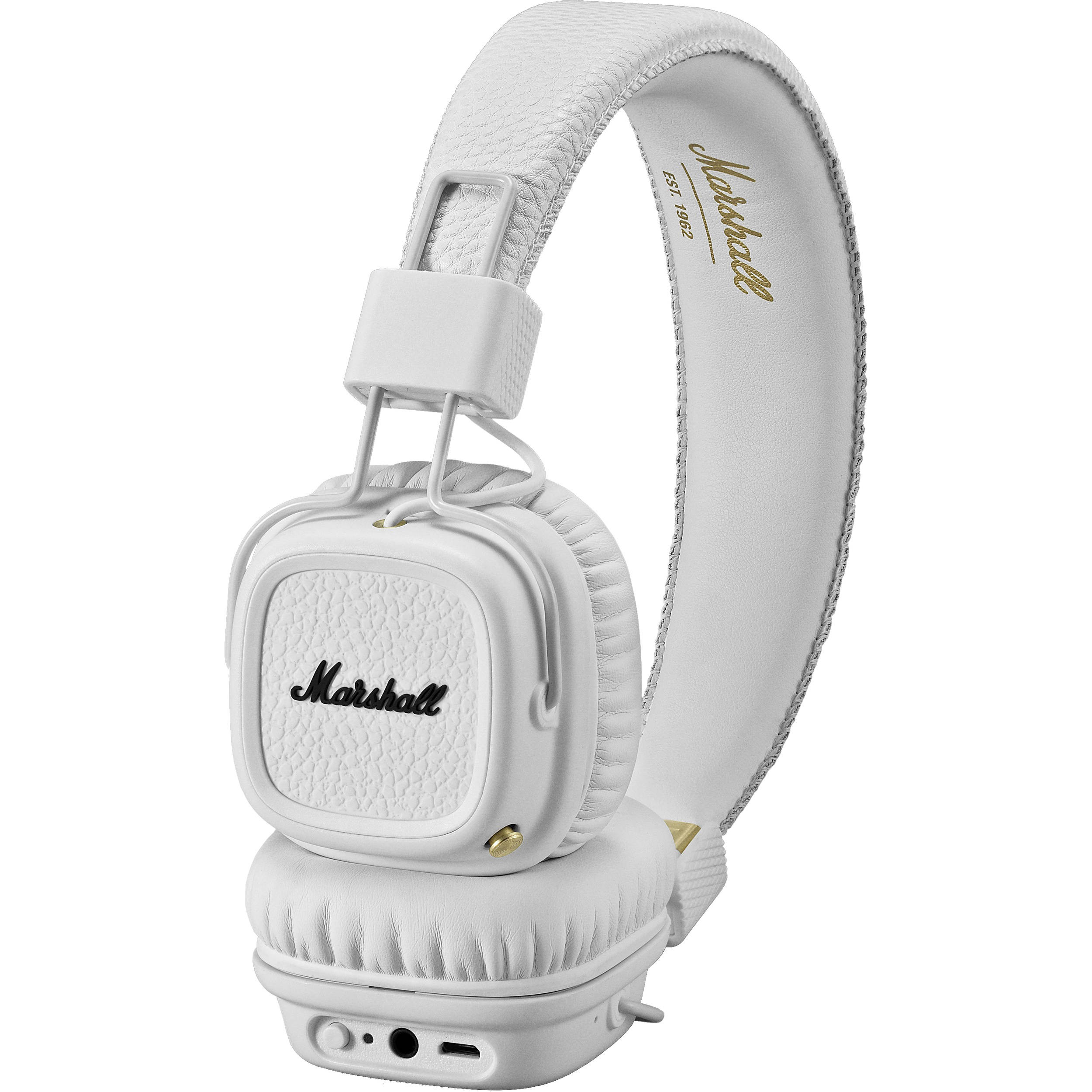 Marshall MAJOR II Bluetooth Headphones White Marshall MAJOR II Bluetooth Headphones White
