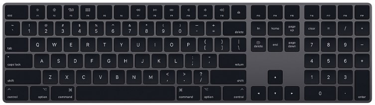 Apple Magic Keyboard with Numeric Keypad - US English - Space Grey