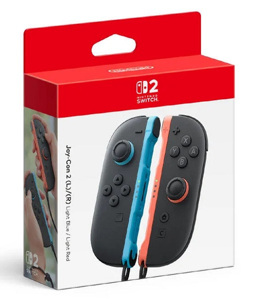 Nintendo Switch 2 Joy-Con (L+R) (Light Blue+Light Red)