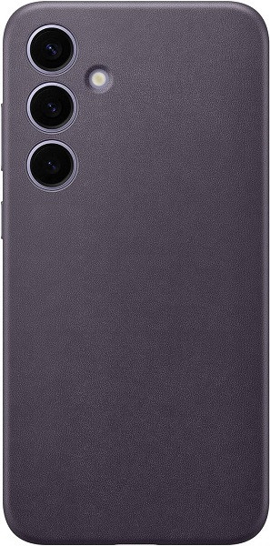 Samsung Galaxy S24 Plus Vegan Leather Case (Dark Violet)
