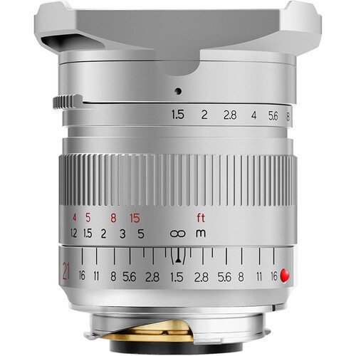 TTArtisan 21mm f/1.5 Lens Silver (Leica M Mount)