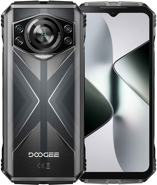 DOOGEE S118 Rugged Phone Dual Sim 512GB Black Silver (12GB RAM)