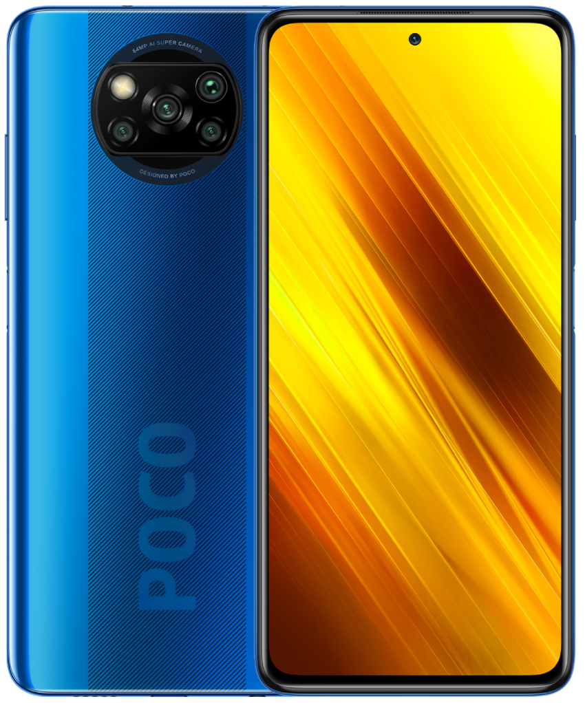 Xiaomi Pocophone X3 NFC Dual Sim 128GB Blue (6GB RAM) - Global Version