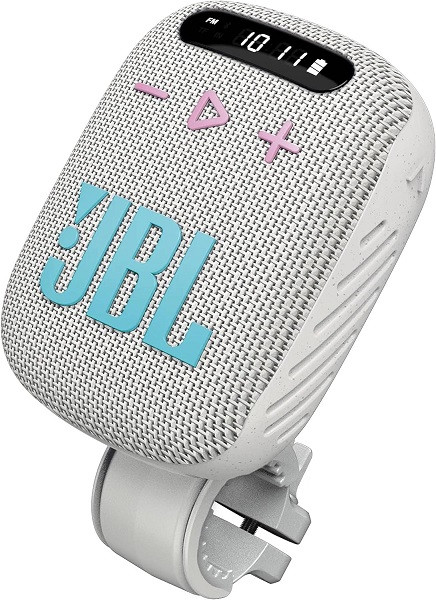 JBL Wind 3 FM Bluetooth Handlebar Speaker Grey