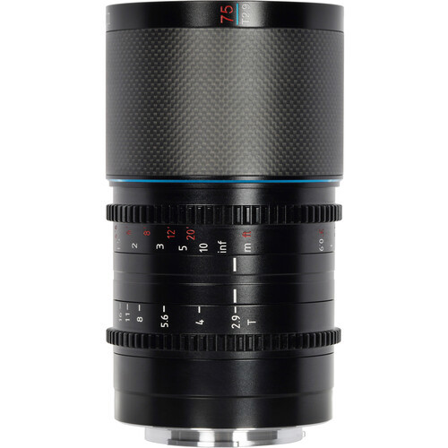 Sirui Saturn 75mm T2.9 Carbon Fiber Lens (Sony E Mount)