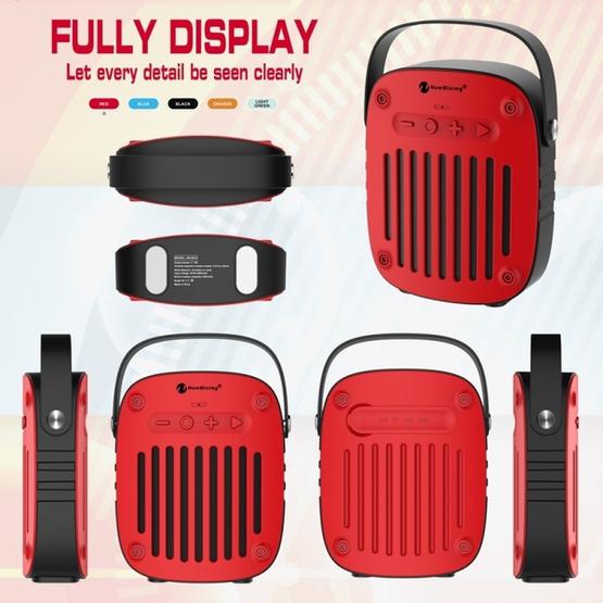 NewRixing NR-4014 Outdoor Portable Hand-held Bluetooth Speaker Black