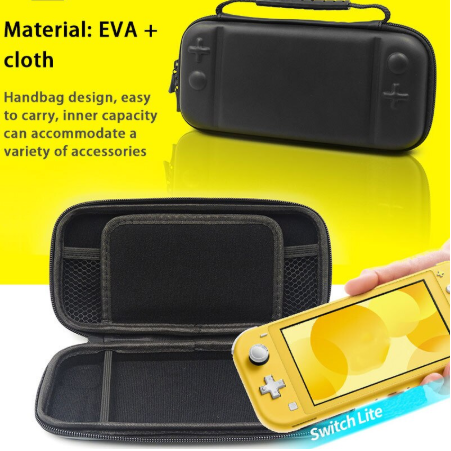 IPLAY EVA Game Machine Storage Box Protective Case for Switch Lite / Mini(Grey)