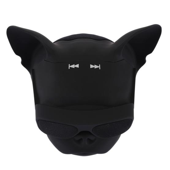 AEROBULL Bulldog Fashion Portable Bluetooth Wireless Stereo Speaker(Black)