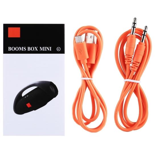 BOOMS BOX MINI E10 Splash-proof Portable Bluetooth V3.0 Stereo Speaker with Handle(Red)