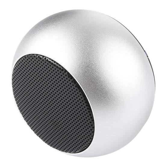 Mini Metal Wireless Bluetooth Speaker(Silver)