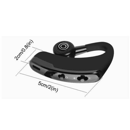 V9 Business Handsfree Wireless Bluetooth Headset CSR 4.1 with Mic for Driver Sport (Black)